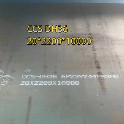 CCS DH36 ABS Acero 2200 2500 mm ancho 8,10,12,14Placa de acero DH36 de espesor de 16 mm para el recambio de buques