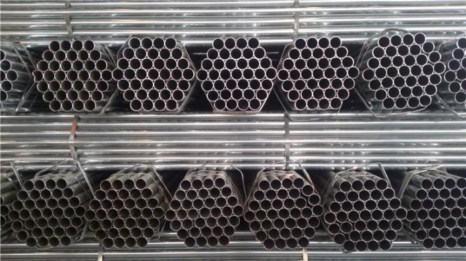 El horario 40 del material de construcción ASTM A53 galvanizó la tubería de acero, Zn de acero de los tubos del SOLDADO ENROLLADO EN EL EJÉRCITO que cubría 60-400g/m2 con de alta calidad